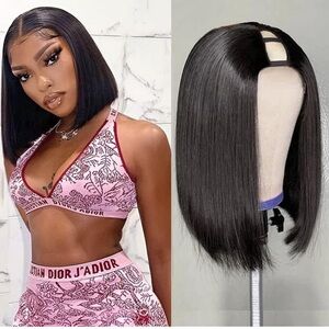 Sleek Black Bob Wig